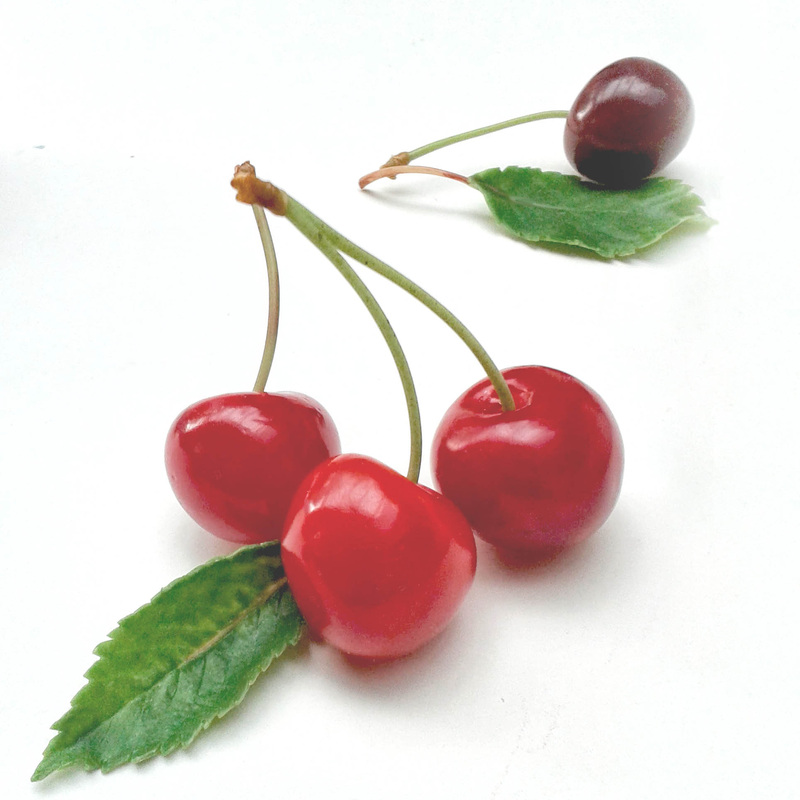 NUOBESTY 50PCS Realistic Fruit Cherry Model Artificial Cherries Photography Props for Studio Home Red 